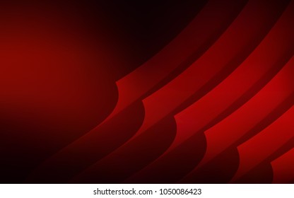 Dark Red vector template with repeated sticks. Decorative shining illustration with lines on abstract template. Pattern for your busines websites.