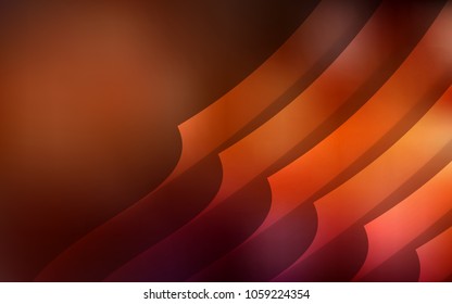 Dark Red vector template with repeated sticks. Decorative shining illustration with lines on abstract template. The pattern for ad, booklets, leaflets.