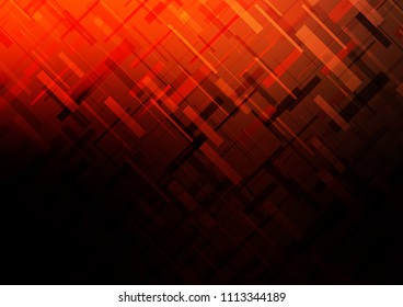 Dark Red vector template with repeated sticks. Glitter abstract illustration with colored sticks. The pattern can be used as ads, poster, banner for commercial.