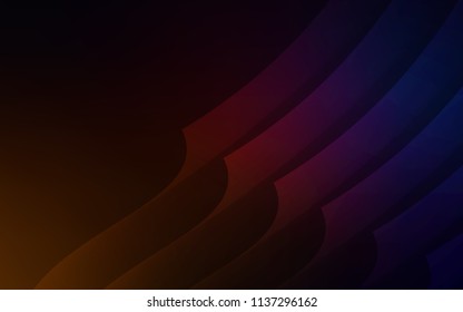 Dark Red vector template with repeated sticks. Modern geometrical abstract illustration with Lines. Template for your beautiful backgrounds.