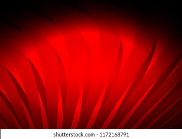 Dark Red vector template with repeated sticks. Glitter abstract illustration with colored sticks. The pattern can be used as ads, poster, banner for commercial.