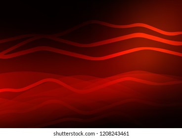 Dark Red vector template with repeated sticks. Decorative shining illustration with lines on abstract template. Smart design for your business advert.