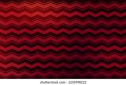 Dark Red vector template with repeated sticks. Lines on blurred abstract background with gradient. Template for your beautiful backgrounds.