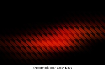 Dark Red vector template with repeated sticks. Lines on blurred abstract background with gradient. Pattern for your busines websites.