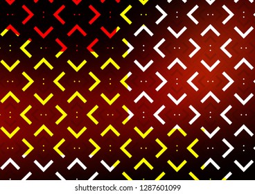 Dark Red vector template with repeated sticks. Lines on blurred abstract background with gradient. The pattern can be used as ads, poster, banner for commercial.