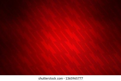 Dark Red vector template with repeated sticks. Modern geometrical abstract illustration with Lines. Pattern for ad, booklets, leaflets.