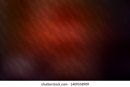 Dark Red vector template with repeated sticks. Colorful shining illustration with lines on abstract template. Best design for your ad, poster, banner.