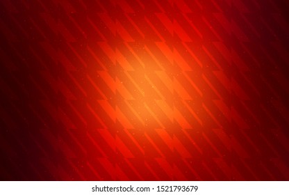 Dark Red vector template with repeated sticks. Modern geometrical abstract illustration with Lines. Pattern for ad, booklets, leaflets.