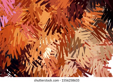 Dark Red vector template with repeated sticks. Glitter abstract illustration with colorful sticks. Pattern for your busines websites.