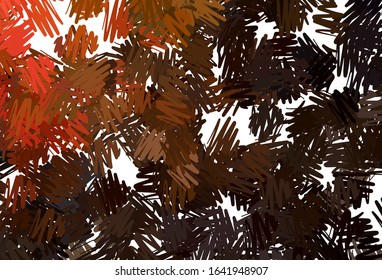 Dark Red vector template with repeated sticks. Shining colored illustration with sharp stripes. Smart design for your business advert.