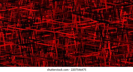 Dark Red vector template with repeated sticks. Colorful shining illustration with lines on abstract template. Pattern for ads, posters, banners.