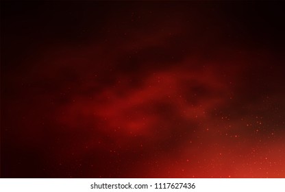 Dark Red vector template with space stars. Glitter abstract illustration with colorful cosmic stars. Pattern for astronomy websites.