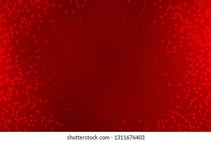 Dark Red vector template with space stars. Shining illustration with sky stars on abstract template. Pattern for astrology websites.