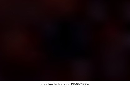 Dark Red vector template with space stars. Space stars on blurred abstract background with gradient. Smart design for your business advert.