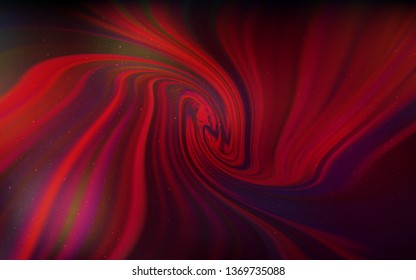 Dark Red vector template with space stars. Shining colored illustration with bright astronomical stars. Best design for your ad, poster, banner.