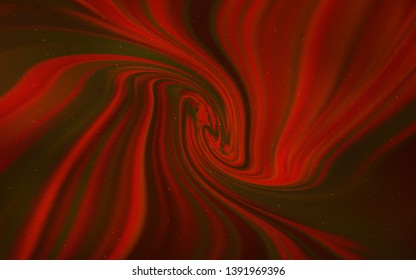 Dark Red vector template with space stars. Blurred decorative design in simple style with galaxy stars. Best design for your ad, poster, banner.