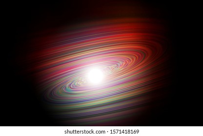 Dark Red vector template with space stars. Space stars on blurred abstract background with gradient. Pattern for astronomy websites.