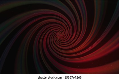 Dark Red vector template with space stars. Shining illustration with sky stars on abstract template. Pattern for futuristic ad, booklets.