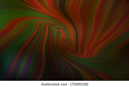 Dark Red vector template with space stars. Modern abstract illustration with Big Dipper stars. Template for cosmic backgrounds.