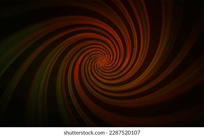 Dark Red vector template with space stars. Space stars on blurred abstract background with gradient. Pattern for futuristic ad, booklets.