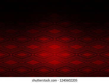 Dark Red vector template with sticks, squares. Shining colorful illustration with lines, rectangles. Best design for your ad, poster, banner.