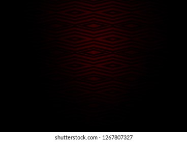 Dark Red vector template with sticks, squares. Glitter abstract illustration with colorful lines, rhombuses. Pattern for websites, landing pages.
