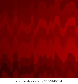 Dark Red vector template with wry lines. Colorful illustration, which consists of curves. Best design for your posters, banners.
