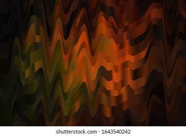 Dark Red vector template with wry lines. An elegant bright illustration with gradient. Elegant pattern for a brand book.