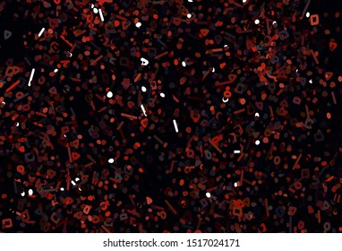 Dark Red vector texture with abstract forms. Simple colorful illustration with abstract gradient shapes. Background for a cell phone.