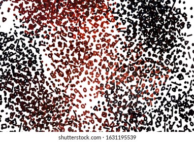 Dark Red vector texture with abstract forms. Simple colorful illustration with abstract gradient shapes. Background for a cell phone.