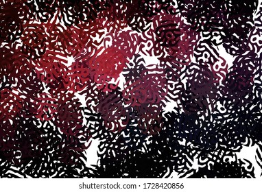 Dark Red vector texture with abstract forms. Simple colorful illustration with abstract gradient shapes. Modern design for your business card.