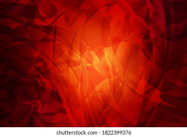 Dark Red vector texture with abstract forms. Illustration with colorful gradient shapes in abstract style. Best smart design for your business.