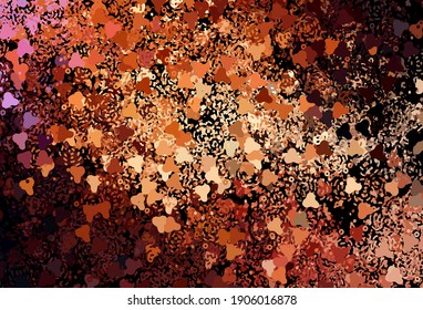 Dark Red vector texture with abstract forms. Modern abstract illustration with colorful random forms. Simple design for your web site.