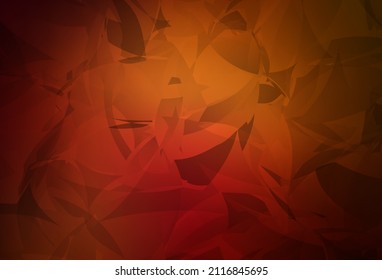 Dark Red vector texture with abstract poly forms. Illustration with colorful gradient shapes in abstract style. Background for a cell phone.