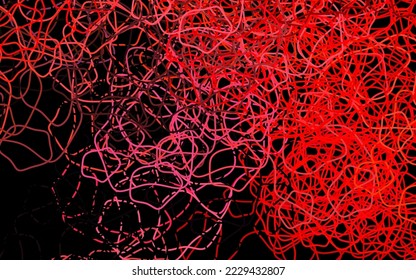 Dark Red vector texture with abstract forms. Modern abstract illustration with colorful random forms. Best smart design for your business.