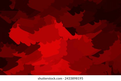 Dark Red vector texture with abstract forms. Illustration with colorful gradient shapes in abstract style. Modern design for your business card.
