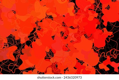 Dark Red vector texture with abstract forms. Simple colorful illustration with abstract gradient shapes. Background for a cell phone.