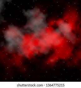 Dark Red vector texture with beautiful stars. Colorful illustration with abstract gradient stars. Pattern for websites, landing pages.