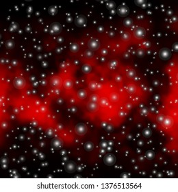 Dark Red vector texture with beautiful stars. Colorful illustration with abstract gradient stars. Theme for cell phones.