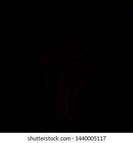 Dark Red vector texture with bent lines. A circumflex abstract illustration with gradient. Colorful wave pattern for your design.
