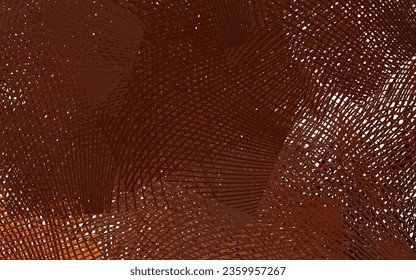 Dark Red vector texture with bent lines. A completely new colorful illustration in simple style. A sample for your ideas.