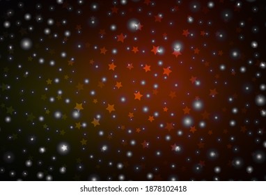 Dark Red vector texture in birthday style. Simple gradient illustration with Christmas attributes. Template for lettering, typography.