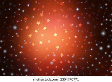Dark Red vector texture in birthday style. Colorful illustration with Christmas simbols and signs. Pattern for booklets, leaflets of education.