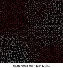 Dark Red vector texture with circles. Abstract colorful disks on simple gradient background. Pattern for business ads.