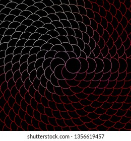 Dark Red vector texture with circles. Abstract illustration with colorful spots in nature style. Pattern for wallpapers, curtains.