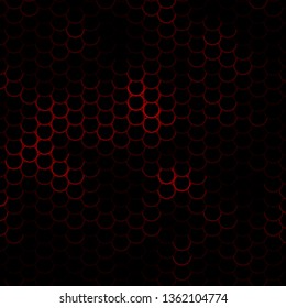 Dark Red vector texture with circles. Modern abstract illustration with colorful circle shapes. Pattern for business ads.