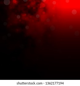 Dark Red vector texture with circles. Modern abstract illustration with colorful circle shapes. Pattern for websites, landing pages.