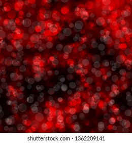 Dark Red vector texture with circles. Colorful illustration with gradient dots in nature style. Pattern for booklets, leaflets.