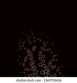 Dark Red vector texture with circles. Glitter abstract illustration with colorful drops. Pattern for business ads.