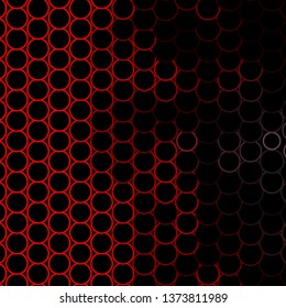 Dark Red vector texture with circles. Colorful illustration with gradient dots in nature style. New template for your brand book.